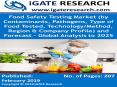 Food Safety Testing Market (by Contaminants, Pathogens, Type of Food Tested, Technology/Method, Region & Company Profile) and Forecast – Global Analysis to 2025 PowerPoint PPT Presentation