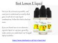 Fruit E Liquid - The No.1 Premium E-Juice Made In The UK (1) PowerPoint PPT Presentation