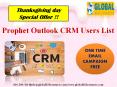 Prophet Outlook CRM Users data PowerPoint PPT Presentation