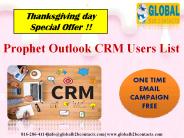 Prophet Outlook CRM Users data