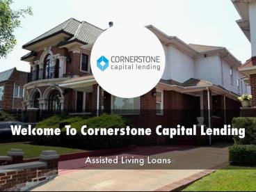 Cornerstone Capital Lending Presentation 