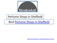 Perfume Shops in Sheffield