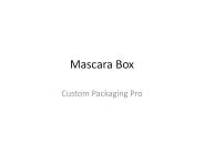 Mascara Packaging Wholesale