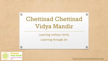 Top Famous Schools in Coimbatore