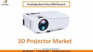3D Projector Market