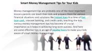 Smart money management tips for children