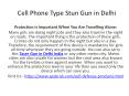 Cell Phone Type Stun Gun PowerPoint PPT Presentation