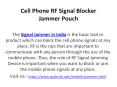 Cell Phone RF Signal Blocker Jammer Pouch (1) PowerPoint PPT Presentation