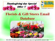 Florists & Gift Stores Email List