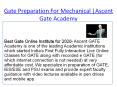 Best Gate Online Institute for 2020 | Ascent GATE Academy (1) PowerPoint PPT Presentation