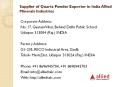 Supplier of Quartz Powder Exporter in India Allied Minerals Industries PowerPoint PPT Presentation