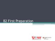 B2 First Preparation