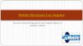 Mobile Mechanic Los Angeles PowerPoint PPT Presentation