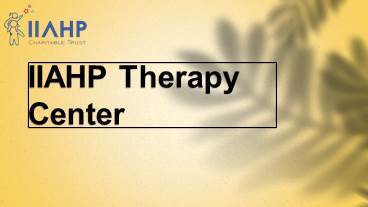 IIAHP Therapy Center