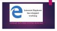 Internet explorer stopped working PowerPoint PPT Presentation