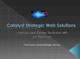 Improve your Online Business with Catalyst Strategic Web Solution. PowerPoint PPT Presentation