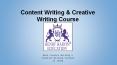 Content Writing & Creative Writing Course - Henry Harvin Education PowerPoint PPT Presentation