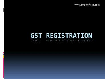 gst registration