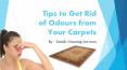 Tips to Get Rid of Odours from Your Carpets PowerPoint PPT Presentation