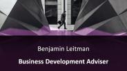 Benjamin Leitman Business Development Adviser (1)