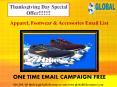 Apparel, Footwear & Accessories Email List