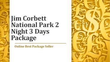 Jim Corbett National Park Packages | Triizza.com