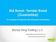 Apply Bid Bond– Bid Bond Guarantee Process