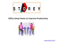 Office Setup Hacks to Improve Productivity