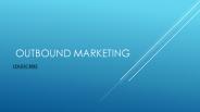 Outbound Marketing