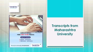 Transcripts from Maharashtra University (2)
