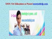 DHA 724 Education is Power/newtonhelp.com