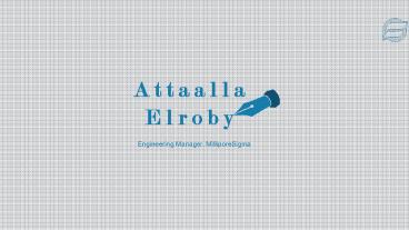 Attaalla Elroby - Electrical Engineer By Profession