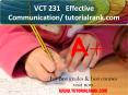 VCT 231   Effective Communication - tutorialrank.com PowerPoint PPT Presentation