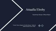 Attaalla Elroby - Possesses Excellent Leadership Abilities