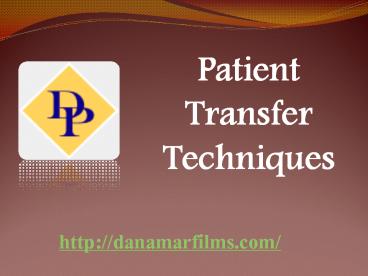 Patient Transfer Techniques