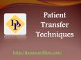 Patient Transfer Techniques PowerPoint PPT Presentation