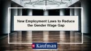 New Employment Laws To Reduce The Gender Wage Gap