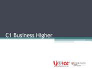 C1 Business Higher
