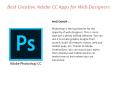 Best Creative Adobe CC Apps for Web Designers PowerPoint PPT Presentation