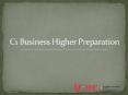 C1 Business Higher Preparation PowerPoint PPT Presentation