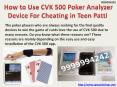How to Use CVK 500 Poker Analyzer Device For Cheating in Teen Patti PowerPoint PPT Presentation