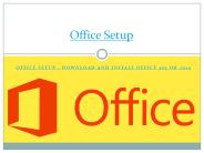 Office Setup - Popular Microsoft Office | office.com/setup