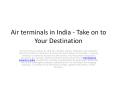 Indira Gandhi International Airport PowerPoint PPT Presentation