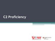 C2 Proficiency