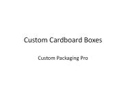 Custom Cardboard Boxes
