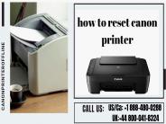 Reset Canon Printer