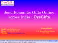 Send Romantic Gifts Online across India - OyeGifts PowerPoint PPT Presentation