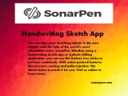 sonarpen.com - Handwriting Sketch App