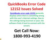 QuickBooks Error Code 12152