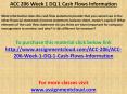 ACC 206 Week 1 DQ 1 Cash Flows Information PowerPoint PPT Presentation